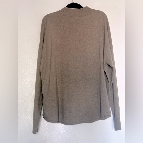 Madewell Tan Mock Turtleneck Sweater Relaxed Fit - Picture 7 of 7